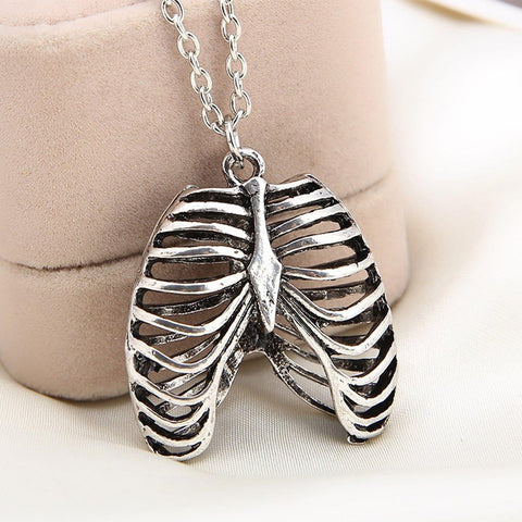 Human Thoracic Skeleton Necklace - Anagoc