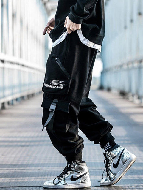 Function Ribbons Pants - Anagoc