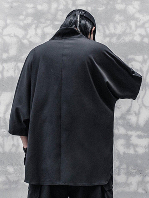 Turtleneck Bat Sleeve Tee - Anagoc