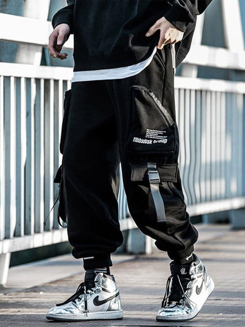 Function Ribbons Pants - Anagoc