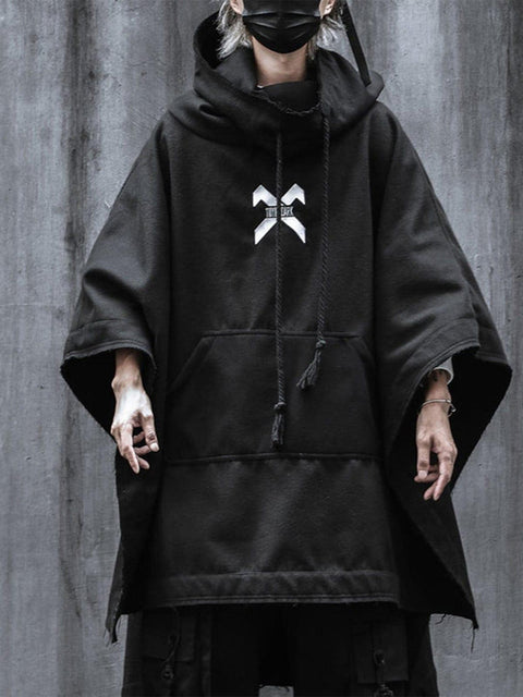 Dark Oversized Wizard Cloak Hoodie - Anagoc
