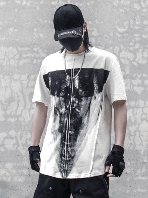 Inverted Triangle Graphic Tee - Anagoc