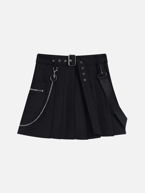 Chain Ribbon Skirt - Anagoc