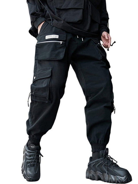 Three-dimensional Zipper Pockets Cargo Pants - Anagoc