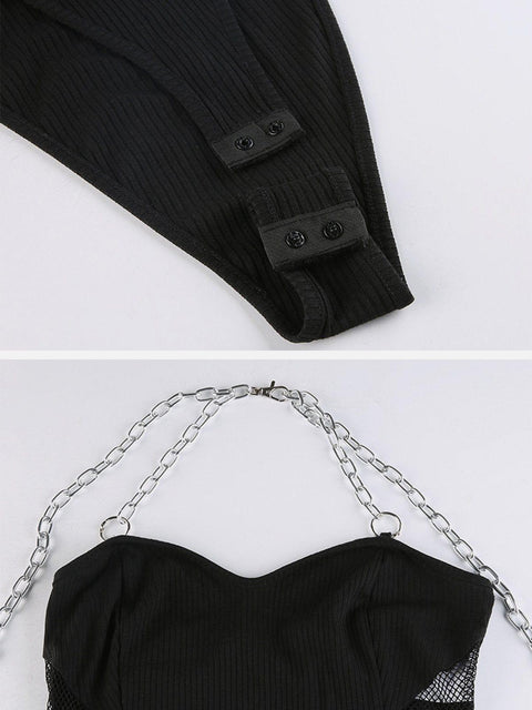 Irregular Chain Jumpsuit - Anagoc