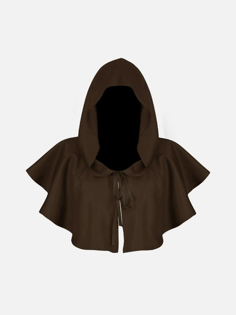 Dark Hooded Cape - Anagoc
