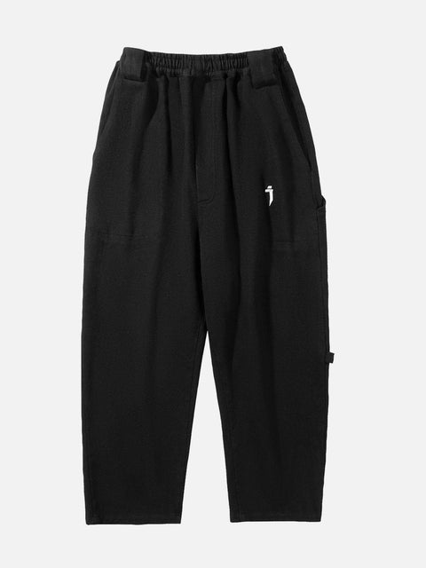 Fake Two Strap Cargo Pants - Anagoc