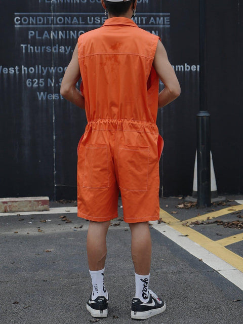 Multi Pockets Jumpsuit - Anagoc