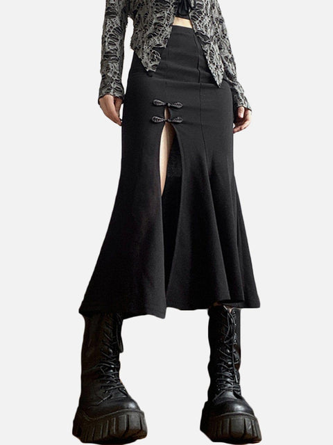 Split Fishtail Skirt - Anagoc