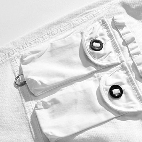 Multi Pockets Cargo Shorts - Anagoc