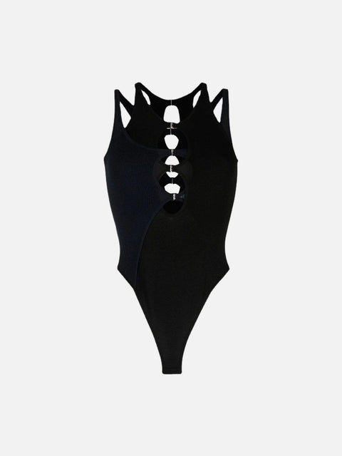 Hollow Elastic Jumpsuit - Anagoc
