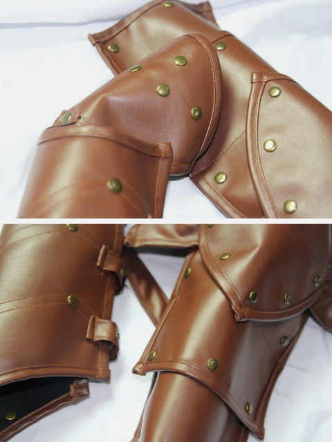 Gothic PU One Shoulder Sleeve - Anagoc