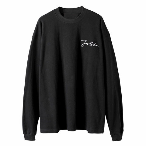 Solid Color Embroidery Sweatshirt - Anagoc