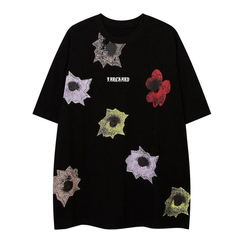 Flower Letters Graphic Tee - Anagoc