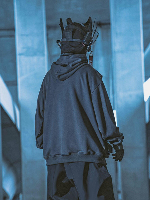 Patchwork Vest Hoodie - Anagoc