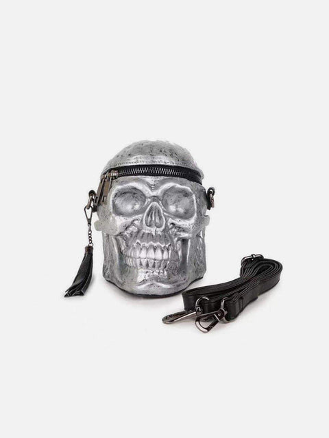 Zip Up Skull Bag - Anagoc
