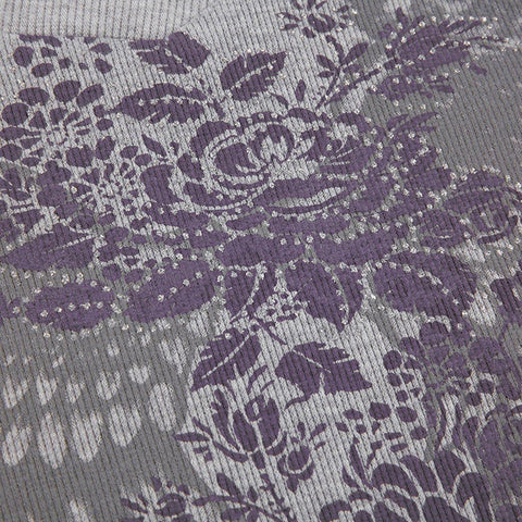 Rose Wings Graphic Long Sleeve T Shirt - Anagoc