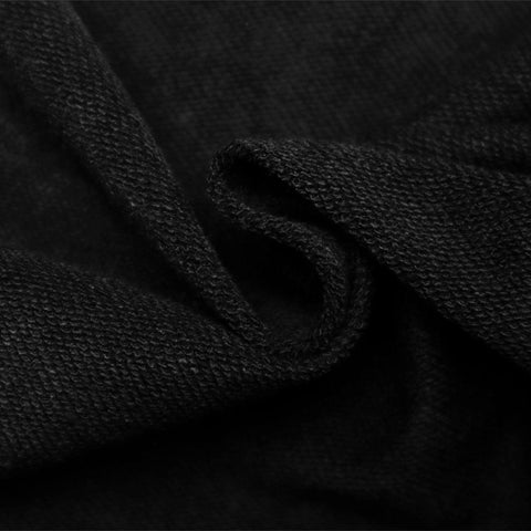 Letter Print Turtleneck Sweatshirt - Anagoc