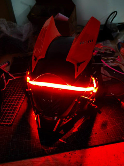 Cyberpunk Glowing Line Mask - Anagoc