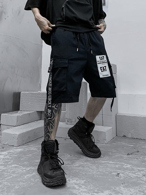 Big Pocket Buckle Cargo Shorts - Anagoc