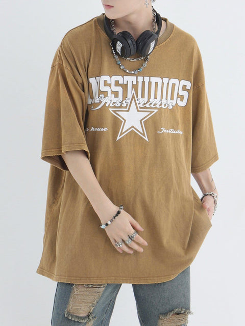 Cartoon Skeleton Graphic Tee - Anagoc