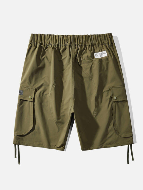 Drawstring Elastic Shorts - Anagoc