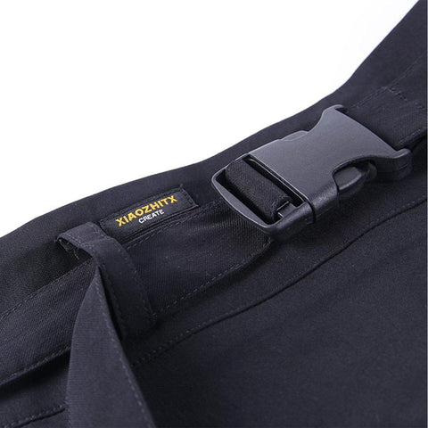 Drawstring Buckle Belt Skirt - Anagoc