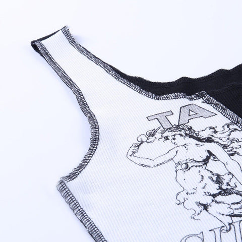 Patchwork Letters Vest - Anagoc