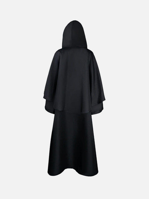 Punk Hooded Wizard Long Sleeve Cape - Anagoc