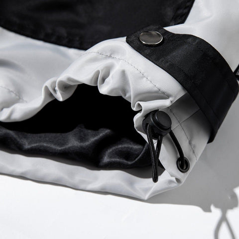 Functional Patchwork Multi Pockets Hooded Jacket - Anagoc