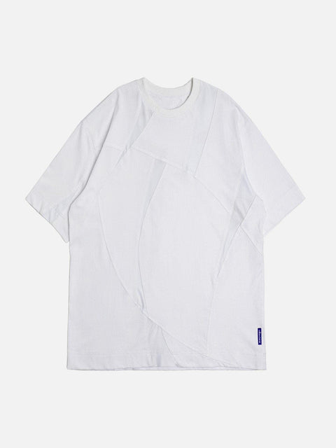 Mesh Patchwork Tee - Anagoc