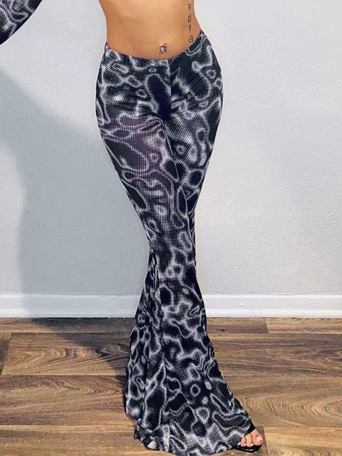 Mesh See-Through Speaker Pant - Anagoc