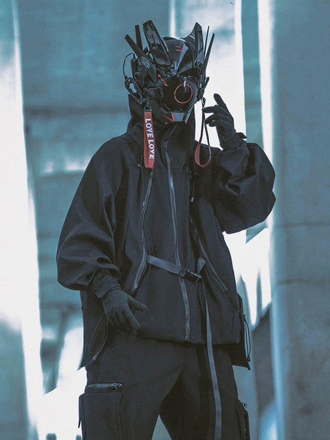 Zip Up Tie Dye Functional Jacket - Anagoc