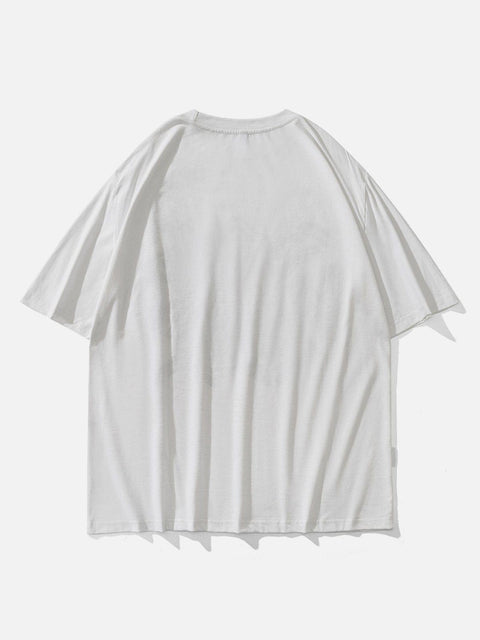 Abstract Letters Graphic Tee - Anagoc