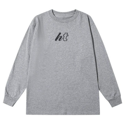 Solid Color Print Sweatshirt - Anagoc