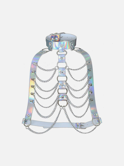 Laser Metal Chain Belt - Anagoc