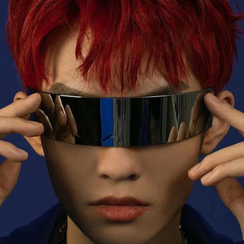 Cyberpunk Technology Translucent Gradient Glasses - Anagoc
