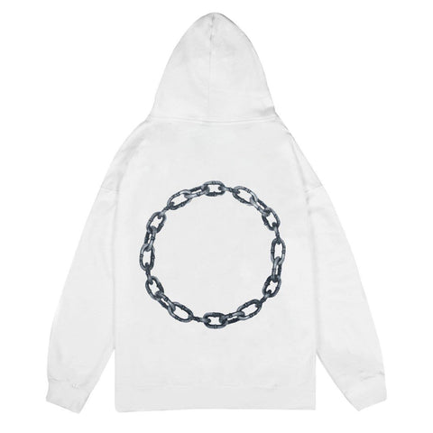 Dark Thorns Necklace Print Hoodies - Anagoc