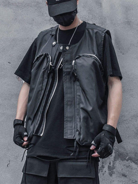 Big Zipper Pocket Vest - Anagoc
