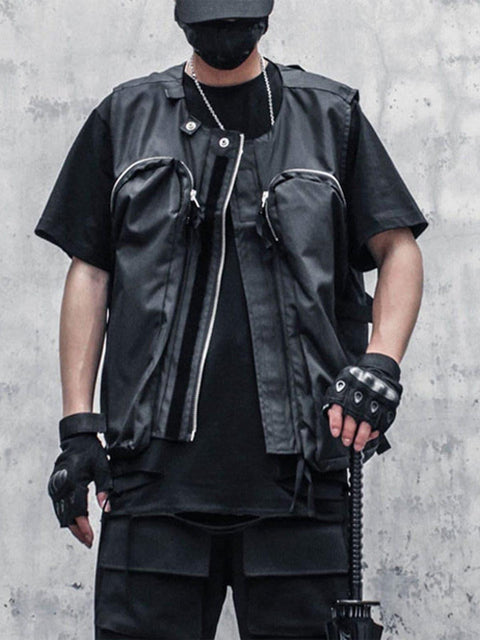 Big Zipper Pocket Vest - Anagoc