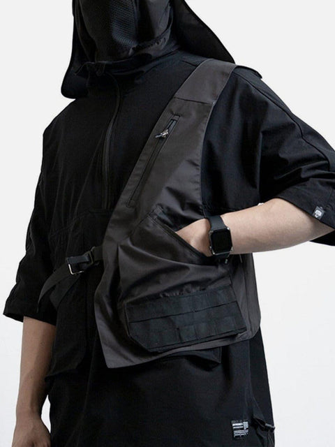 Streamer Half-length Pocket Vest - Anagoc