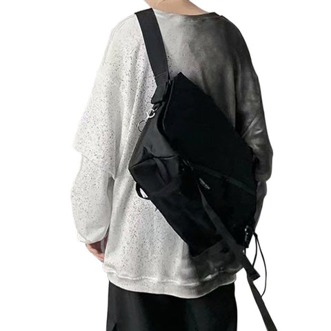 Dark Fake Two Tie Dye Sweatshirt - Anagoc