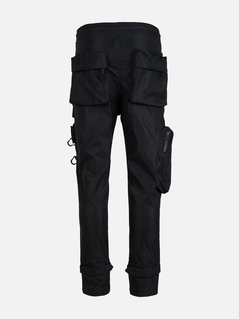 Asymmetrical Pockets Cargo Pants - Anagoc