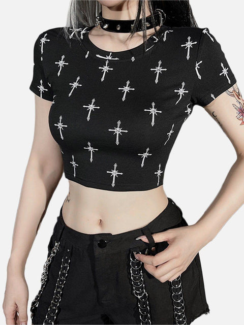 Dark Cross T Shirt - Anagoc