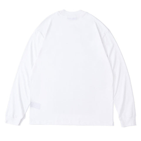 Dark Psychedelic Humanoid Print Oversized Sweatshirt - Anagoc