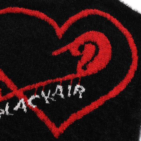 Love Pin Knitted Sweater - Anagoc