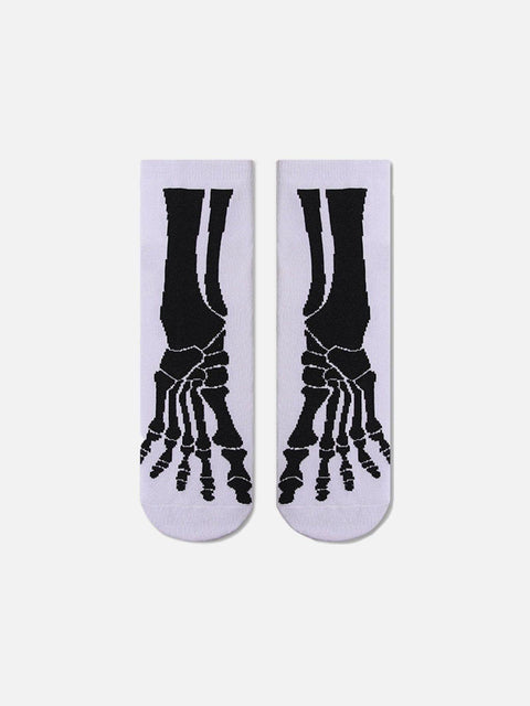 Foot Bone Pattern Socks - Anagoc