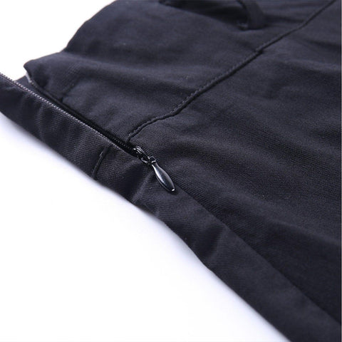 Drawstring Buckle Belt Skirt - Anagoc