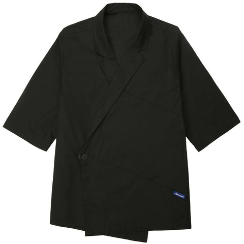 Solid Color Buckle Jacket - Anagoc