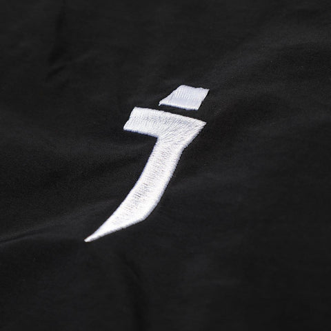 Fake Two Zipper Embroidery Decorative Pocket Tee - Anagoc